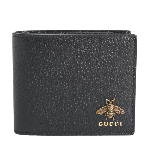 구찌 애니멀리어 비 블랙 반지갑  【매장가 60만원대】