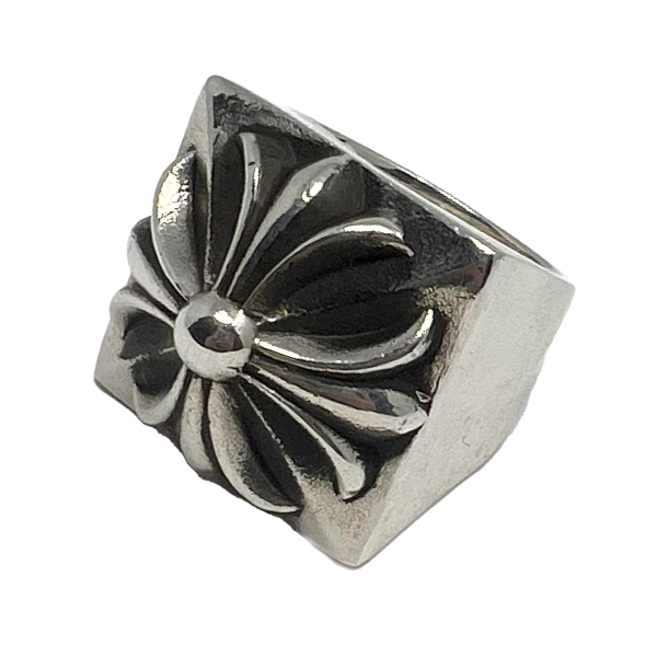 크롬하츠 피라미드 블럭링 【매장가 80만원대】