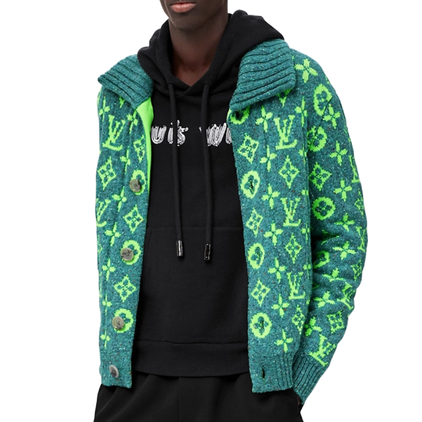 루이비통 시그니처 가디건 멀티컬러 - 잔디집2 공장 【매장 - 리셀가 240만원대】