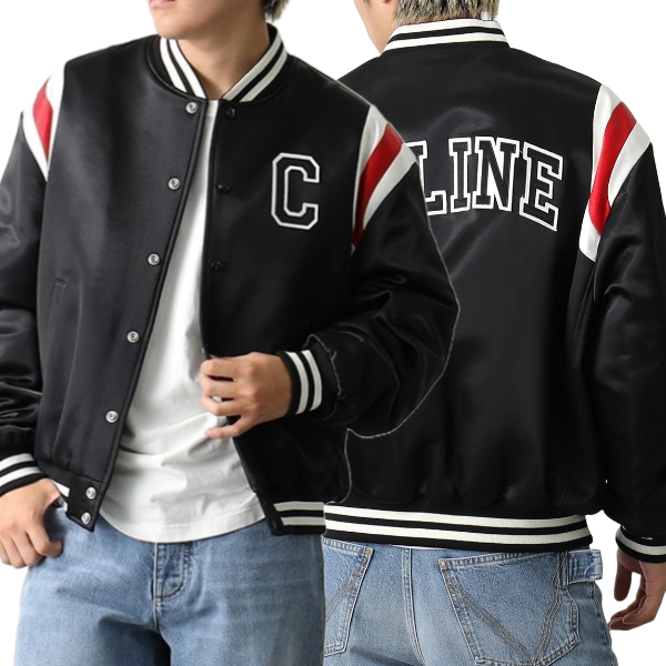 셀린느 로고 패치 바시티 봄버 자켓 - 잔디집2 공장 【매장 - 리셀가 410만원대】