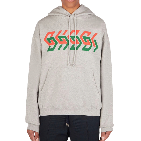 구찌 미러 로고 프린트 후드티 - 사슬공장 【매장 - 리셀가 190만원대】