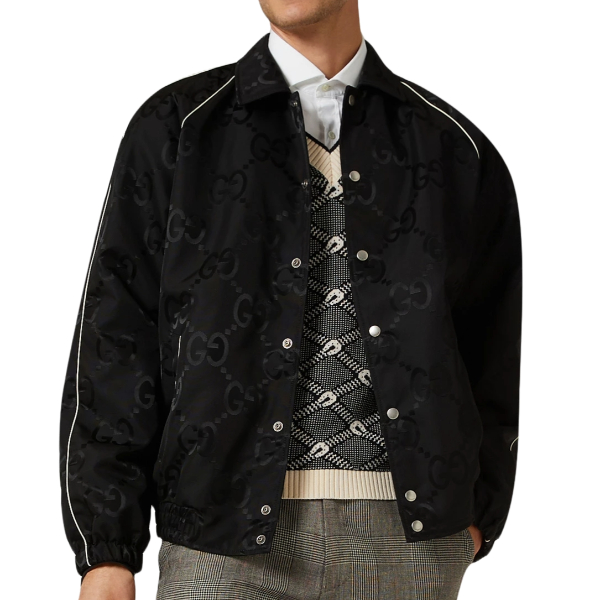 구찌 G패턴 점보 자켓 - 사슬 공장 【매장 - 리셀가 350만원대】