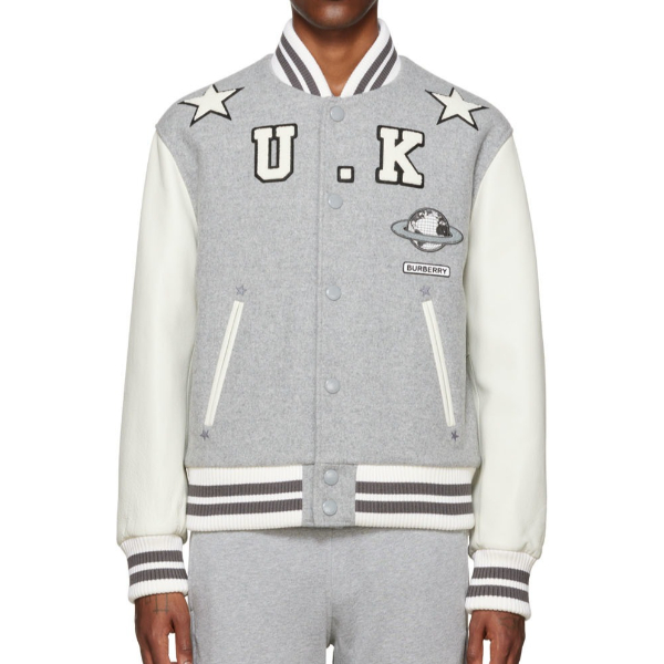버버리 UK 가죽 야구자켓 - V 공장 【매장 - 리셀가 350만원대】