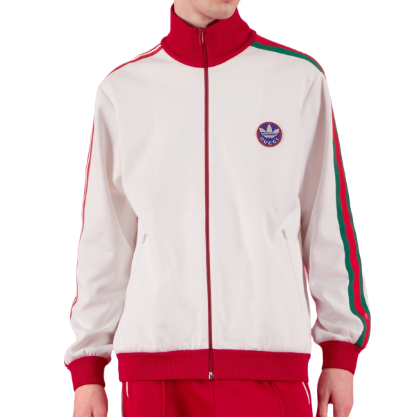 구찌 x 아디다스 코튼 져지 자켓 - 잔디집 공장 【매장 - 리셀가 280만원대】