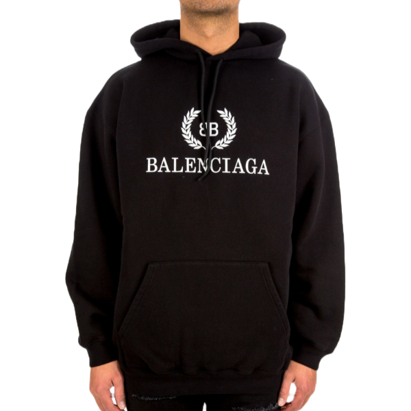 발렌시아가 월계수 로고 후드티 - 사슬공장 【매장 - 리셀가 180만원대】