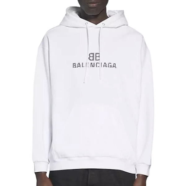 발렌시아가 BB 픽셀 후드티 - 사슬공장 【매장 - 리셀가 180만원대】