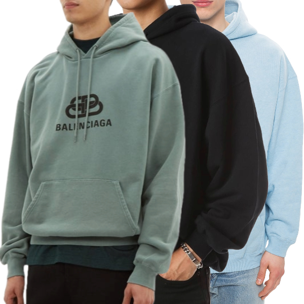 발렌시아가 BB 로고 후드티 3 COLOR - 사슬공장 【매장 - 리셀가 190만원대】