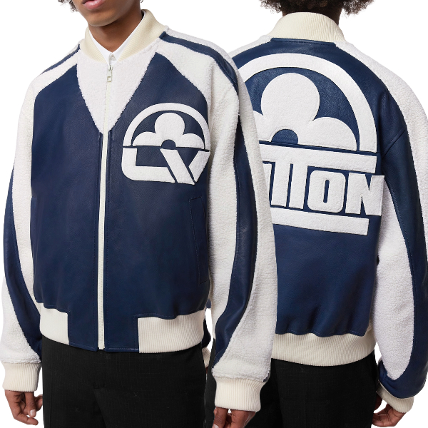 루이비통 플라워 가죽 믹스 자켓 - V 공장 【매장 - 리셀가 860만원대】