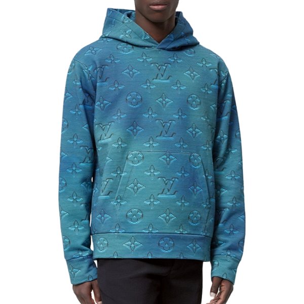 루이비통 프린티드 올오버 후드티 - CY 공장 【매장 - 리셀가 220만원대】