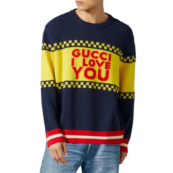 구찌 아이 러브 니트 - 잔디집 공장 【매장 - 리셀가 230만원대】