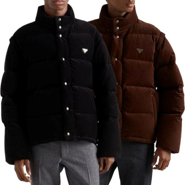 프라다 코듀로이 다운 자켓 2 COLOR - 잔디집 공장 【매장 - 리셀가 430만원대】